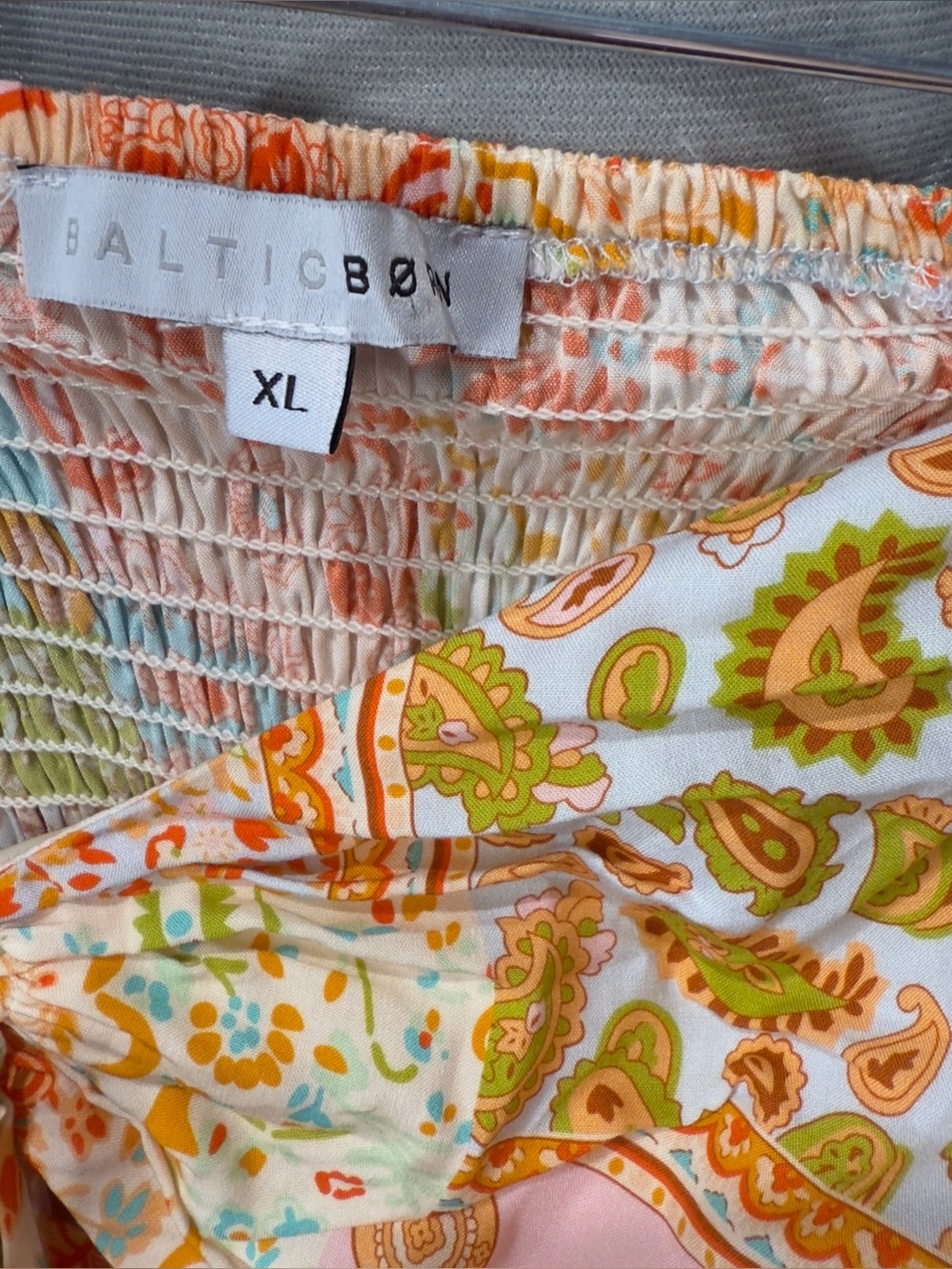 Baltic Born Kamari Tank Maxi Dress Patchwork Dress Boho Beach Size XL - Picture 7 of 10